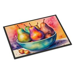 18 x 27 in. Unisex Colorful Pears Doormat