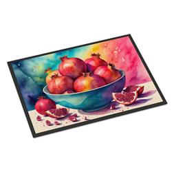 18 x 27 in. Unisex Colorful Pomegranates Doormat