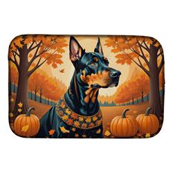 DAC1044DDM 21 x 14 in. Doberman Pinscher Fall Dish Drying Mat