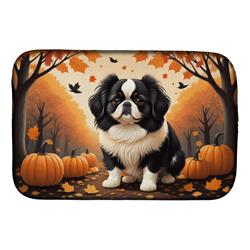 21 x 14 in. Unisex Japanese Chin Fall Dish Drying Mat
