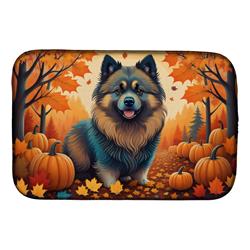 DAC1053DDM 21 x 14 in. Keeshond Fall Dish Drying Mat