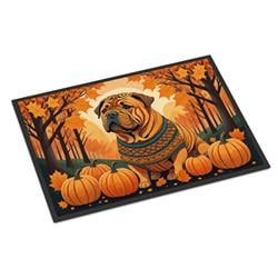 18 x 27 in. Unisex Shar Pei Fall Doormat