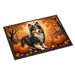 18 x 27 in. Unisex Sheltie Fall Doormat