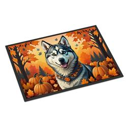 18 x 27 in. Unisex Siberian Husky Fall Doormat