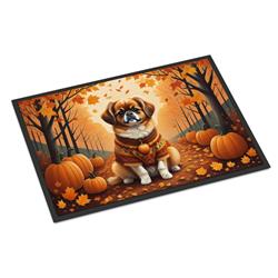 18 x 27 in. Unisex Tibetan Spaniel Fall Doormat
