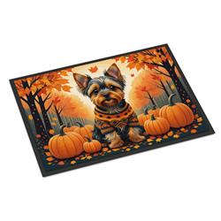 18 x 27 in. Unisex Yorkshire Terrier Fall Doormat
