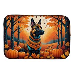 DAC1016DDM 21 x 14 in. Belgian Malinois Fall Dish Drying Mat
