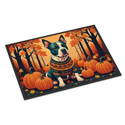18 x 27 in. Unisex Pit Bull Terrier Fall Doormat