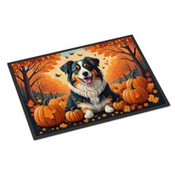 18 x 27 in. Unisex Australian Shepherd Terrier Fall Doormat