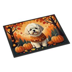 18 x 27 in. Unisex Bichon Frise Fall Doormat