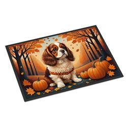 18 x 27 in. Unisex Cavalier Spaniel Fall Doormat