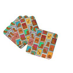 MLM1151FC 3.5 x 3.5 in. Lots of Ruby Cavalier Spaniel Foam Coaster - Set of 4