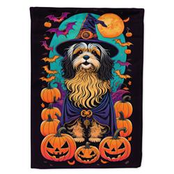 DAC1510CHF 40 x 28 in. Havanese Witchy Halloween House Flag