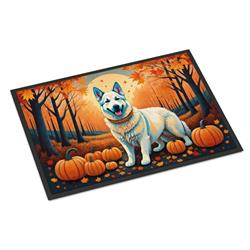 24 x 36 in. Unisex White German Shepherd Fall Indoor or Outdoor Mat