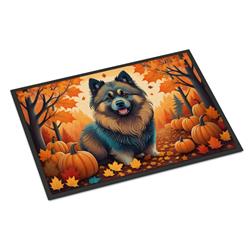 24 x 36 in. Unisex Keeshond Fall Indoor or Outdoor Mat
