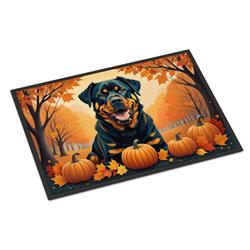 24 x 36 in. Unisex Rottweiler Fall Indoor or Outdoor Mat
