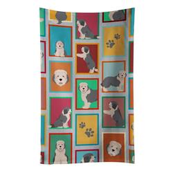 MLM1120KTWL 25 x 15 in. Unisex Lots of Old English Sheepdog Kitchen Towel
