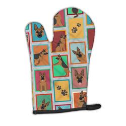 12 x 8.5 in. Unisex Lots of German Shepherd Oven Mitt