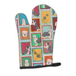 MLM1120OVMT 12 x 8.5 in. Unisex Lots of Old English Sheepdog Oven Mitt