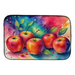 DAC1830DDM 21 x 14 in. Colorful Apples Dish Drying Mat