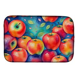 21 x 14 in. Unisex Colorful Apples Dish Drying Mat