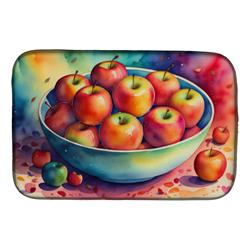 DAC1845DDM 21 x 14 in. Colorful Apples Dish Drying Mat