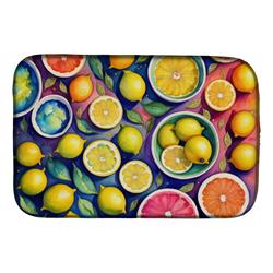 DAC1851DDM 21 x 14 in. Colorful Lemons Dish Drying Mat
