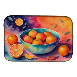 DAC1853DDM 21 x 14 in. Colorful Orange Dish Drying Mat