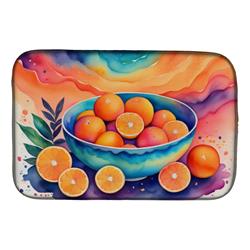 DAC1855DDM 21 x 14 in. Colorful Orange Dish Drying Mat