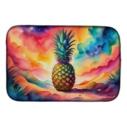 21 x 14 in. Unisex Colorful Pineapple Dish Drying Mat