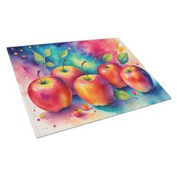DAC1830LCB 15 x 12 in. Colorful Apples Glass Cutting Board - Large
