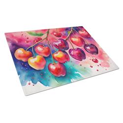 DAC1834LCB 15 x 12 in. Colorful Cherries Glass Cutting Board - Large