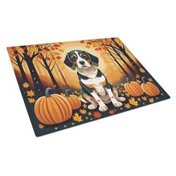 DAC1014LCB 15 x 12 in. Beagle Fall Glass Cutting Board - Large