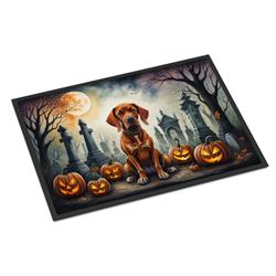 18 x 27 in. Unisex Vizsla Spooky Halloween Doormat