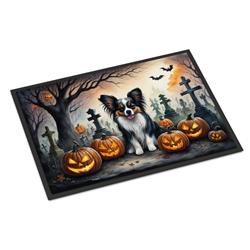 18 x 27 in. Unisex Papillon Spooky Halloween Doormat