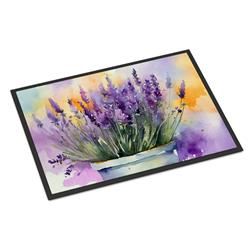 DAC1584JMAT 24 x 36 in. Unisex Lavender in Watercolor Indoor or Outdoor Mat