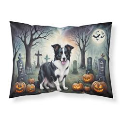 DAC2018PILLOWCASE 20.5 x 30 in. Unisex Border Collie Spooky Halloween Fabric Standard Pillowcase