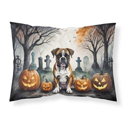 20.5 x 30 in. Unisex Boxer Spooky Halloween Fabric Standard Pillowcase