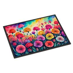 18 x 27 in. Unisex Carnations in Color Doormat