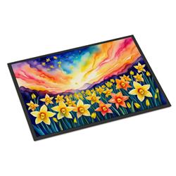18 x 27 in. Unisex Daffodils in Color Doormat