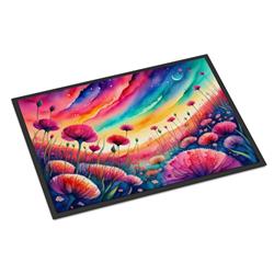 18 x 27 in. Unisex Dianthus in Color Doormat
