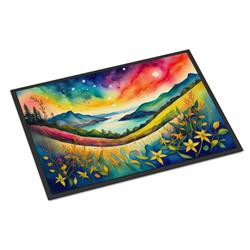 18 x 27 in. Unisex Hypericum or St. Johns Wort in Color Doormat