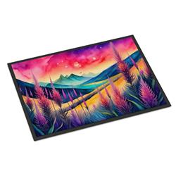 18 x 27 in. Unisex Liatris in Color Doormat