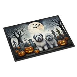 DAC2071JMAT 24 x 36 in. Unisex Old English Sheepdog Spooky Halloween Indoor or Outdoor Mat
