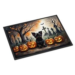 18 x 27 in. Unisex Affenpinscher Spooky Halloween Doormat