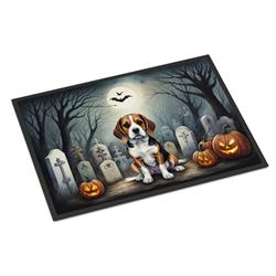 18 x 27 in. Unisex Beagle Spooky Halloween Doormat