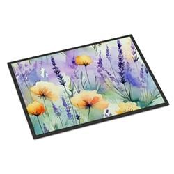 24 x 36 in. Unisex Lavender in Watercolor Indoor or Outdoor Mat