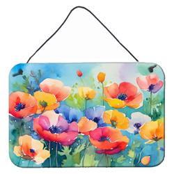 DAC1545DS812 12 x 8 in. Anemones in Watercolor Wall or Door Hanging Prints