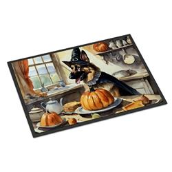 DAC1773JMAT 24 x 36 in. Unisex German Shepherd Fall Kitchen Pumpkins Indoor or Outdoor Mat