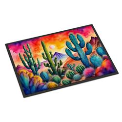 18 x 27 in. Unisex Cactus in Color Doormat